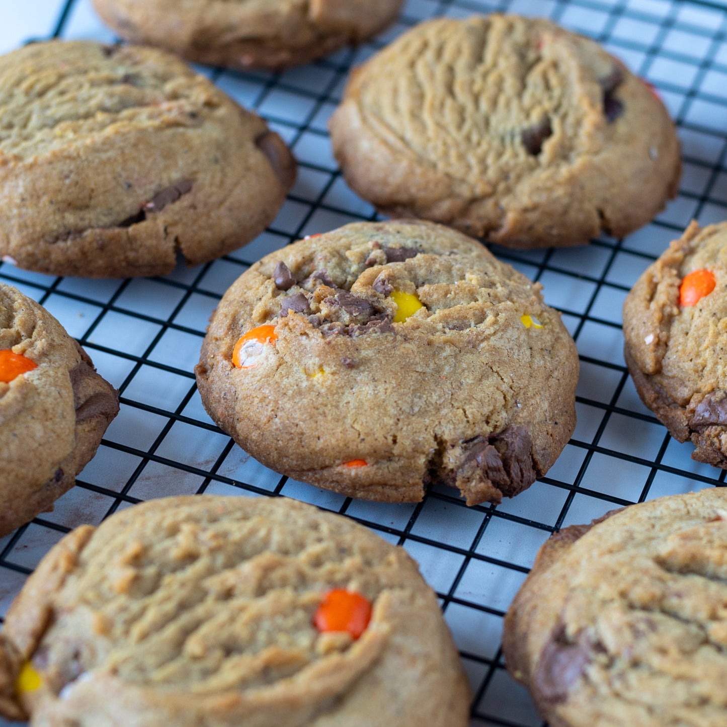 Brown Butter Reese's Cookies