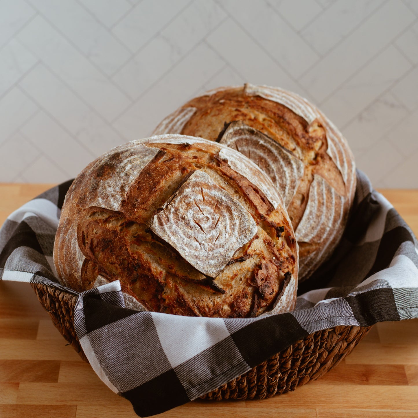 Roasted Garlic & Cheese Sourdough