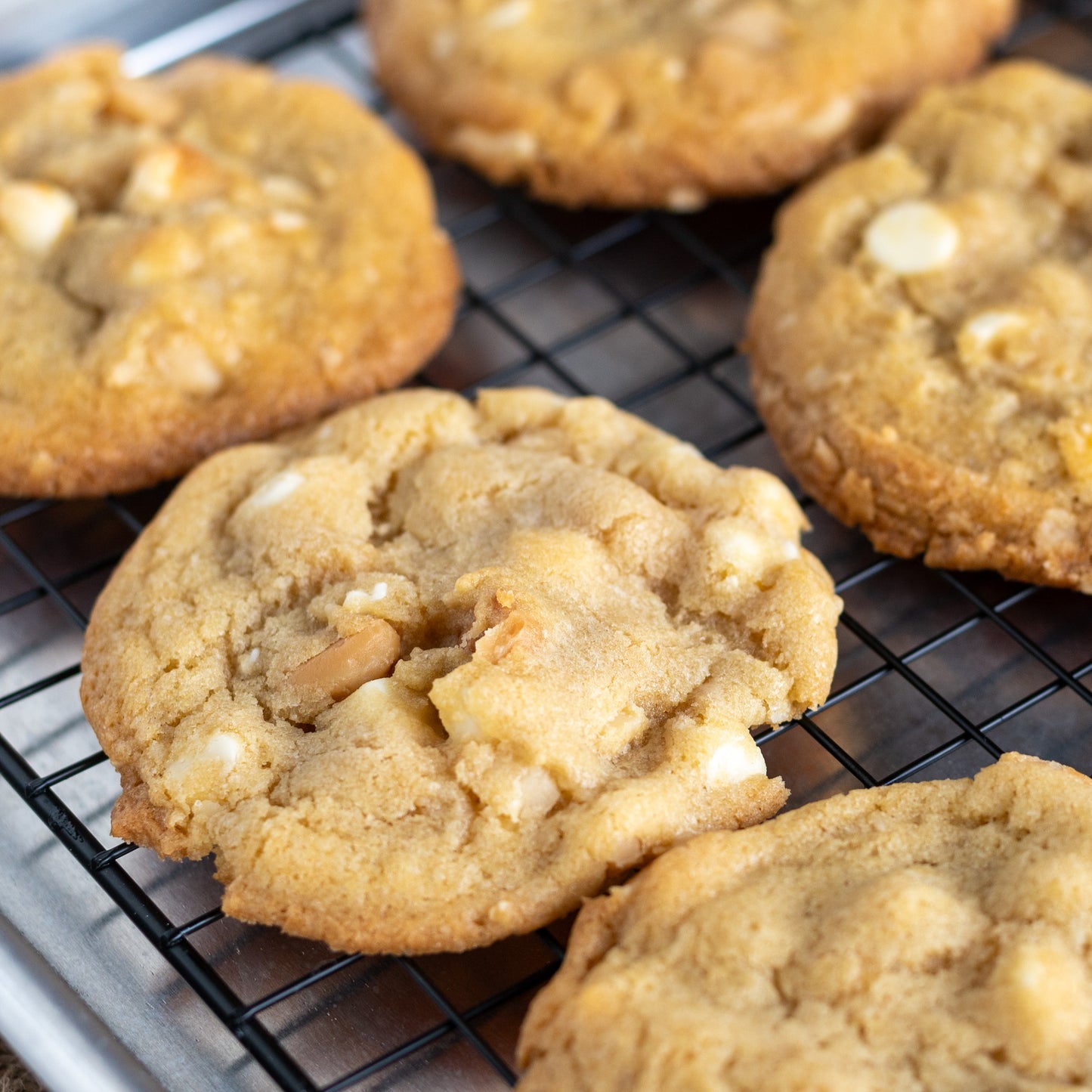 White Chocolate Macadamia Cookies