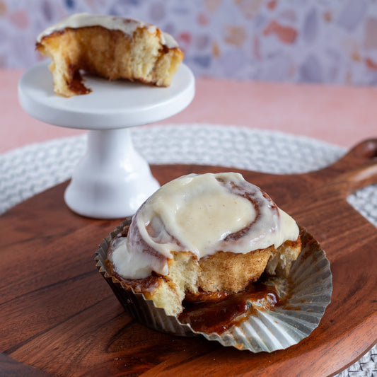 Cinnamon Rolls with Vanilla Bean Cream Cheese Icing